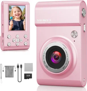 Digitale kindercamera 64 MP met 2,4 inch lcd-scherm