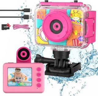 Digitale kindercamera roze