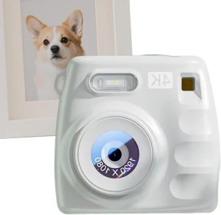 Digitale kindercamera voor vloggers - wit