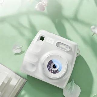 Digitale kindercamera voor vloggers - wit