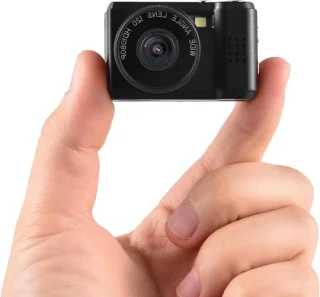 Digitale mini camera - compact - zwart