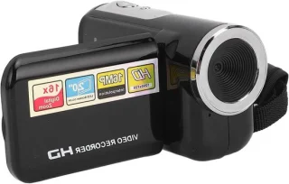 Digitale videocamera zwart
