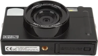 Digitale vlogcamera 4K zwart