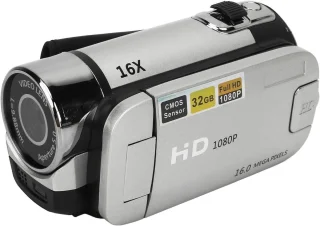 Digitale Vlogcamera Compacte Camcorder (Zilver)