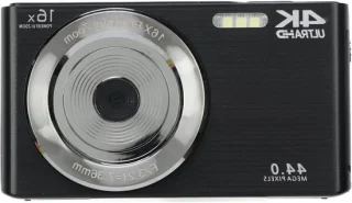 Digitale vlogcamera zwart