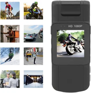 Draagbare camera-recorder - zwart