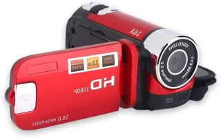 Draagbare DV-camcorder Videocamera (rood)