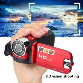 Draagbare DV-camcorder Videocamera (rood)