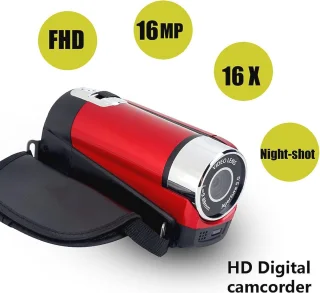 Draagbare DV-camcorder Videocamera (rood)