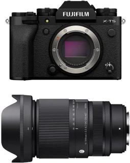 Fujifilm X-T5 zwart + Sigma 16-300mm