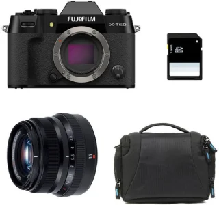 Fujifilm X-T50 zwart + 35mm f/2 WR