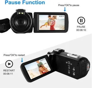 Full HD digitale camcorder - zwart