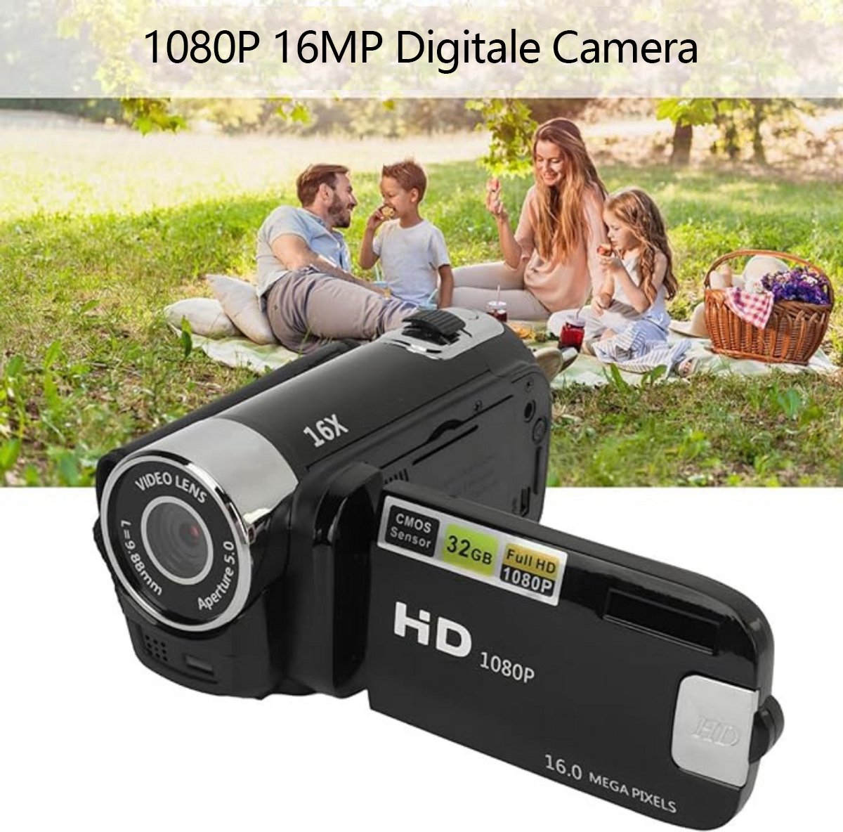 Wat vinden we goed aan de Gloovon Digitale Handycam DV-Camera Zwart