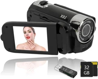 Gloovon Digitale Handycam DV-Camera Zwart
