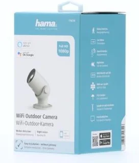 Hama Wifi Bewakingscamera Buiten 1080p Wit