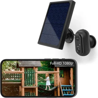 Hama Wifi Buitencamera Accu Solar 1080p
