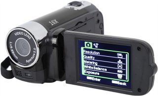 Handheld Videocamera 16MP HD1080P 2,7 inch Zwart