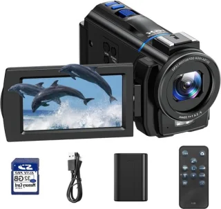 Handycam 4K 48MP Vlog Camera Zwart