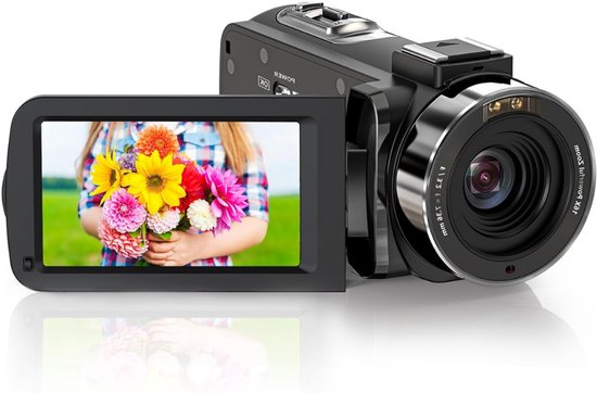 Handycam Videocamera 1080p 36MP Zwart review