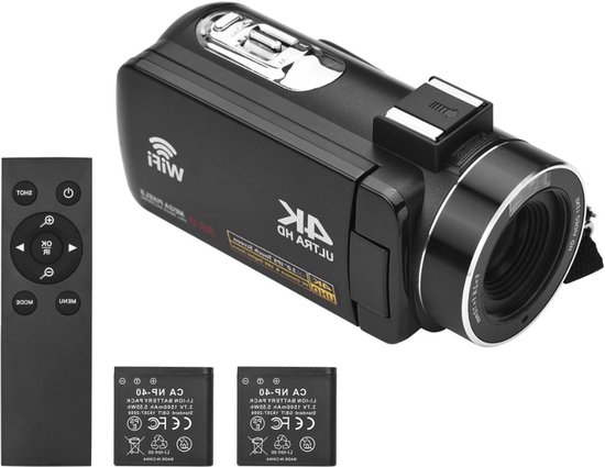 Handycam Vlogcamera 4K 56MP Zwart review