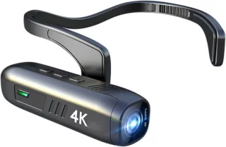 Hoofd gemonteerde camera met wifi en groothoeklens
