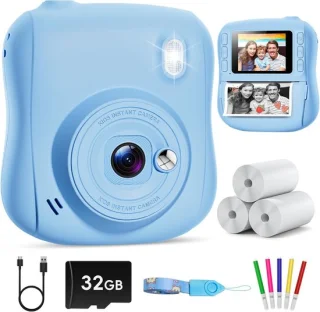 Instant camera voor kinderen 2,0 inch 1080p blauw