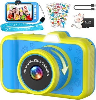 Kindercamera 3,5 inch met 32 GB kaart