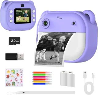Kinderen Afdrukken 24MP 1080P 32GB & papier