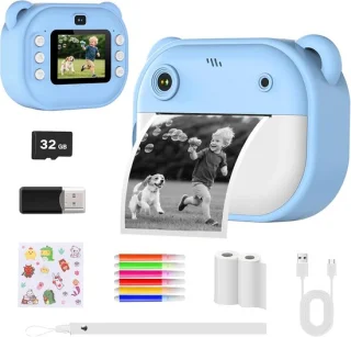 Kinderen Afdrukken 24MP 1080P 32GB & papier
