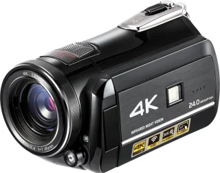 Lipa AD-C1 4K Ultra HD Wifi Camcorder met SD-kaart 32GB