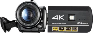 Lipa AD-C1 4K Ultra HD Wifi Camcorder met SD-kaart 32GB