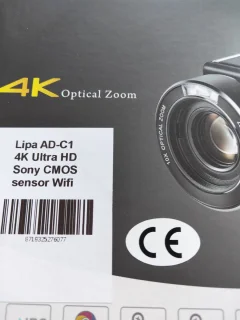 Lipa AD-C1 4K Ultra HD Wifi Camcorder met SD-kaart 32GB