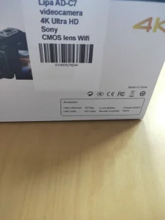 Lipa AD-C7 4K camcorder met 32GB SD-kaart