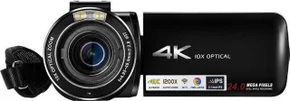Lipa AD-C7 4K camcorder met 32GB SD-kaart