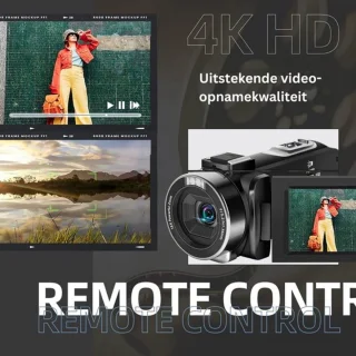 Luxe Camcorder – Digitale Handycam Zwart