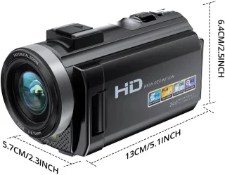 Merk Digitale Camera Full HD 1080P 24MP 3.0" LCD