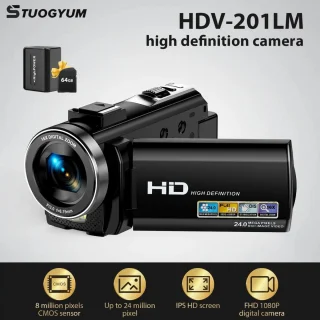 Merk Digitale Camera Full HD 1080P 24MP 3.0" LCD