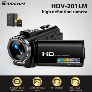 Merk Digitale Camera Full HD 1080P 24MP 3.0" LCD