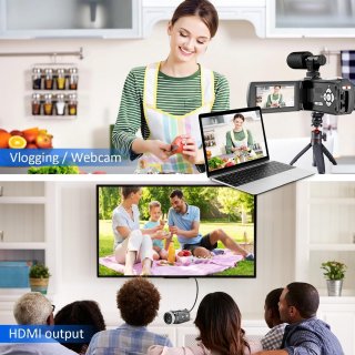 Merkloos Digitale Vlogcamcorder