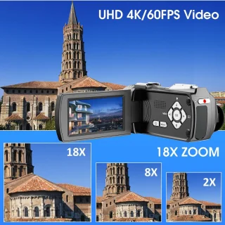 Merkloos Digitale Vlogcamcorder