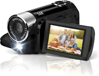 Merkloos Mini DV Camcorder Handheld Zwart 32GB
