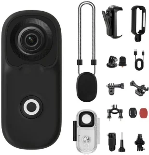 Mini actiecamera zwart