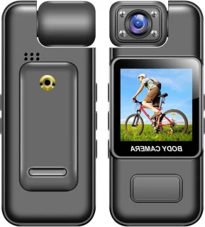 Mini bodycamera – draagbare actiecamera – zwart