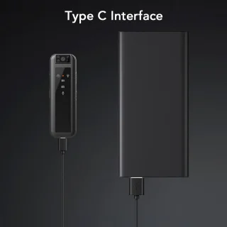 Mini bodycamera - draagbare recorder - zwart