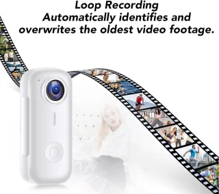 Mini camcorder zwart