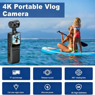 Mini-camcorder Zwart