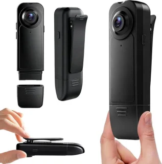 Mini camera - draagbare recorder - zwart