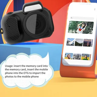 Mini digitale camera voor kinderen - Fhd 1080p videocamera met scherm