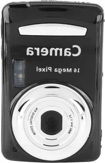 Mini kindercamera met 16x zoom en 2.4 inch lcd - zwart