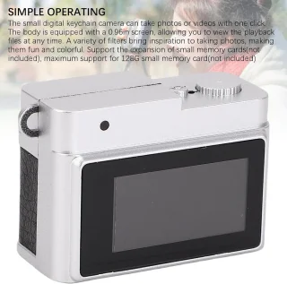 Mini sleutelhanger camera zwart digitale videocamcorder